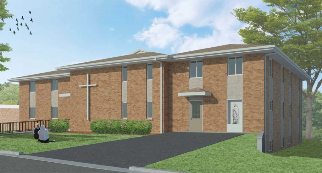 Sisters of Mary Morning Star Convent - Rendering of convent with addition