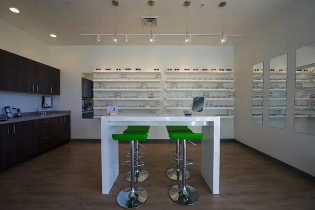 Stoughton Eye Care & Eyewear display