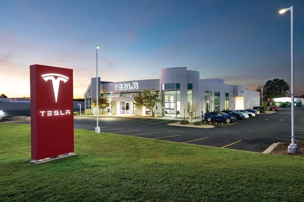Tesla Service Center Exterior