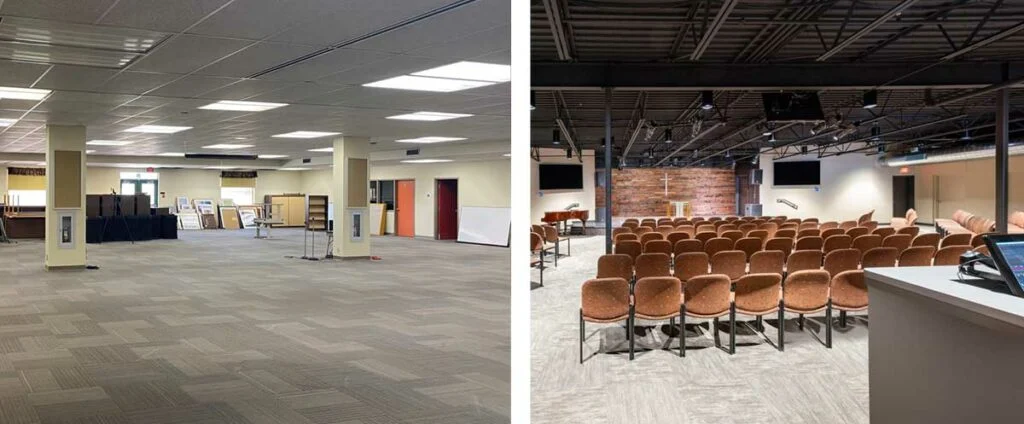 The Grove - Before and after