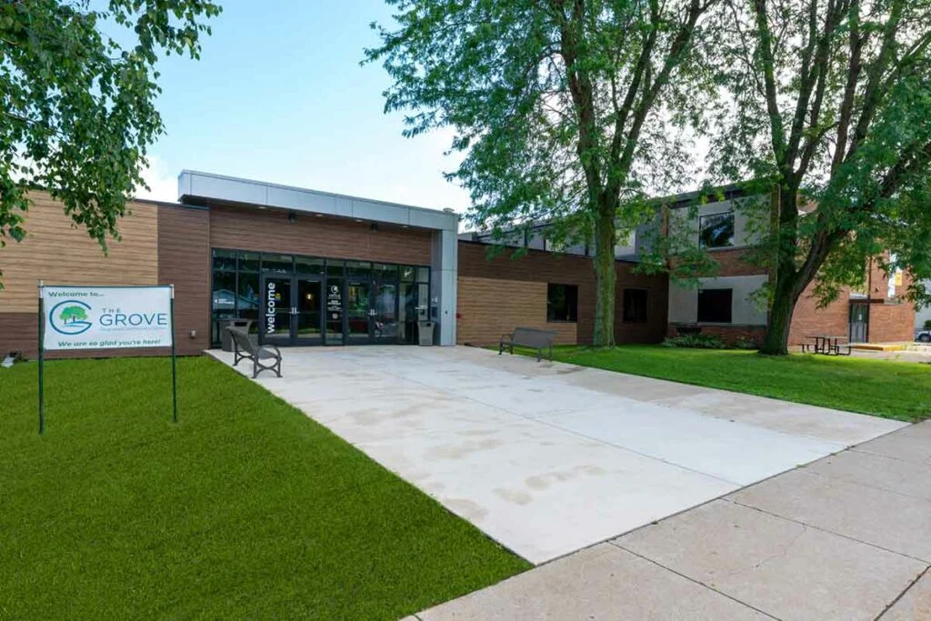 The Grove - New entrance