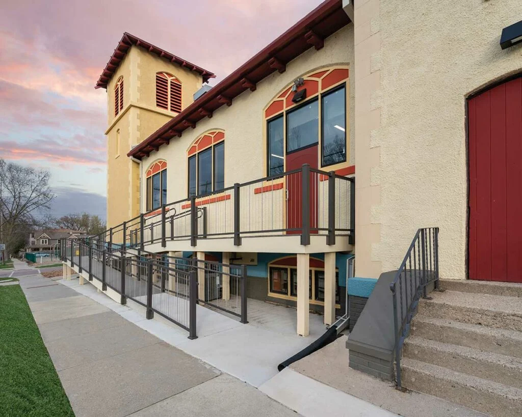 Wil-Mar Neighborhood Center - ADA ramp railings
