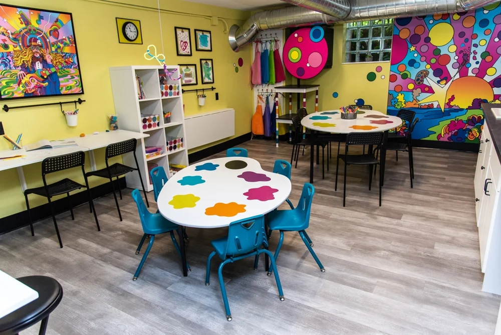 Wil-Mar Neighborhood Center - Art room after