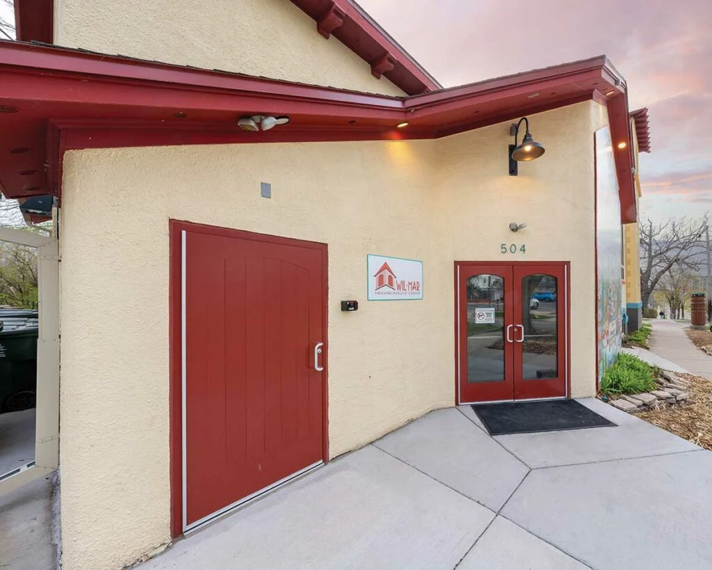 Wil-Mar Neighborhood Center - New exterior doors
